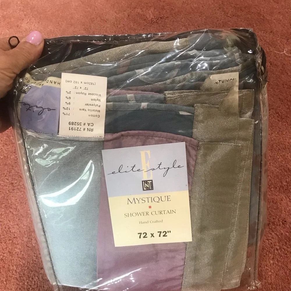 Brand new shower curtain the package is little beat up